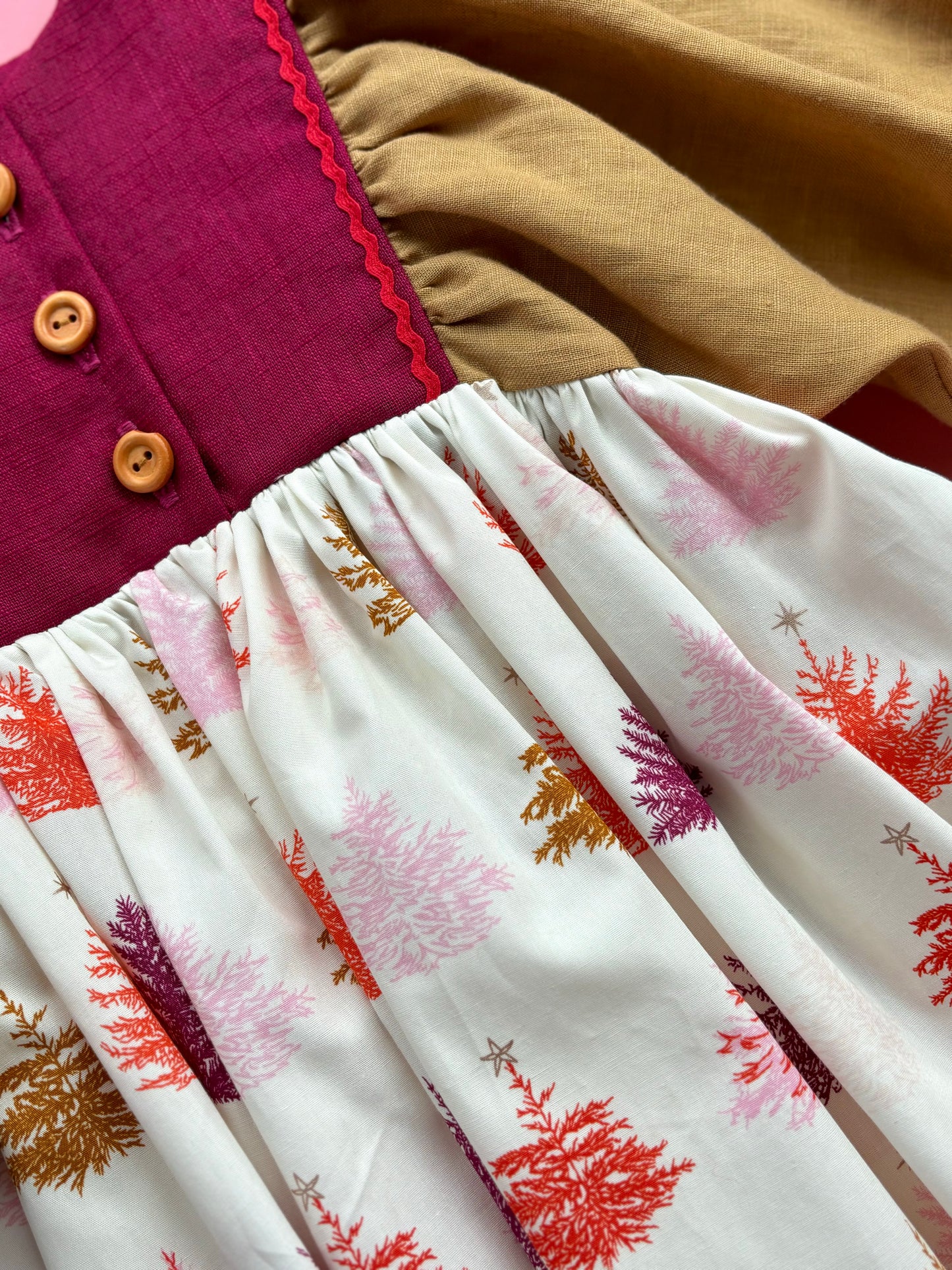 Buggyos ujjú karácsonyi ruha