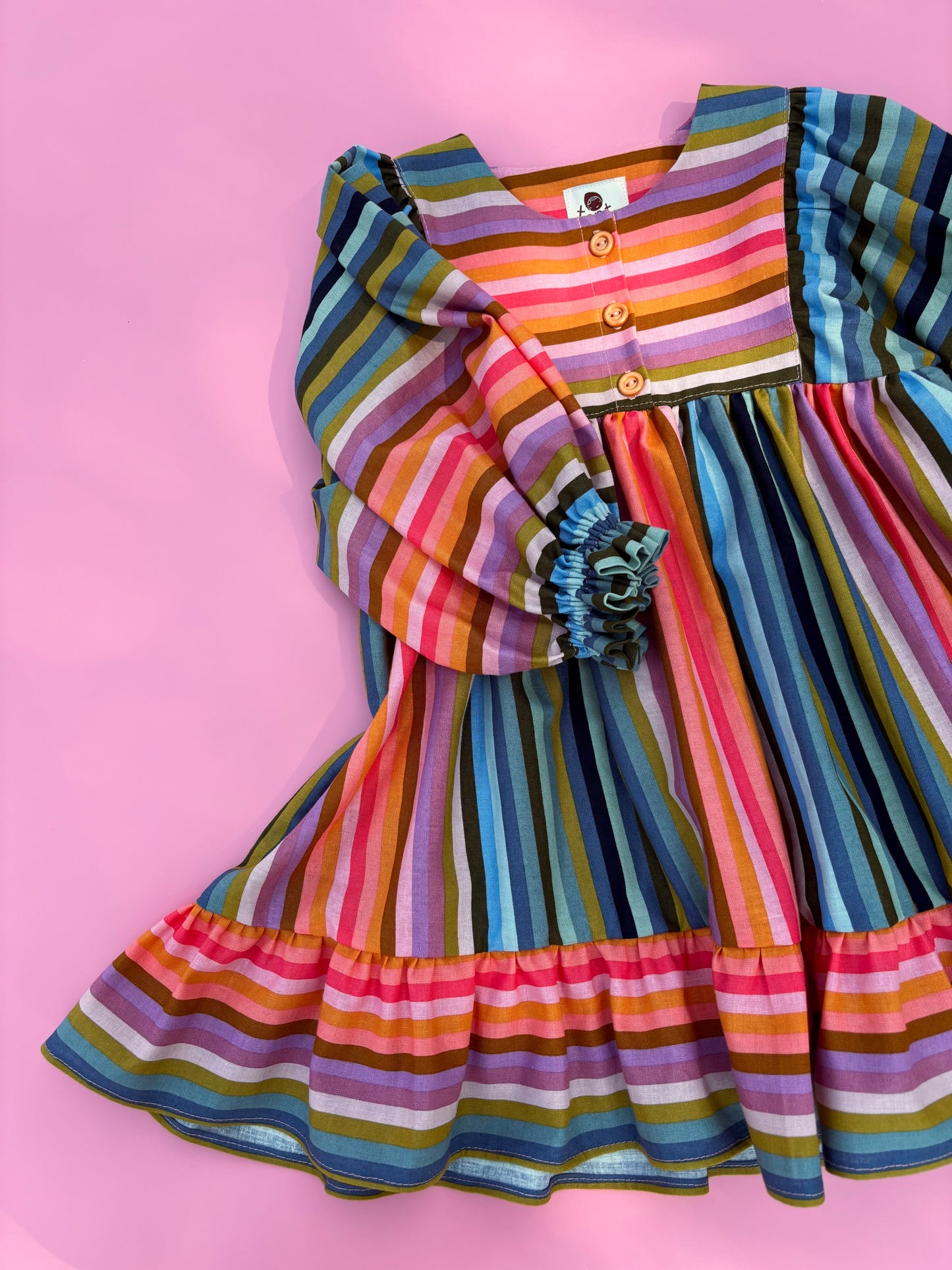 The rainbow dress