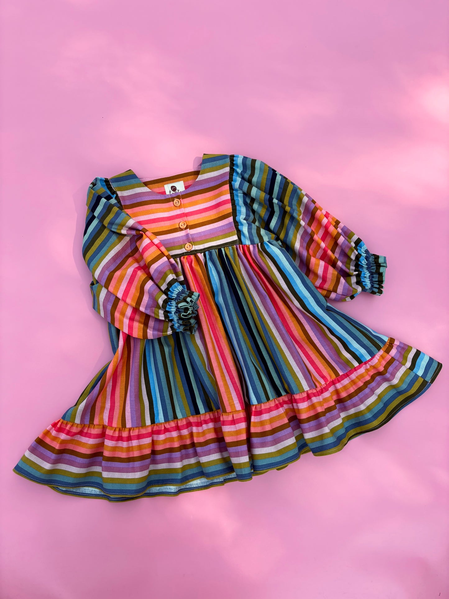 The rainbow dress