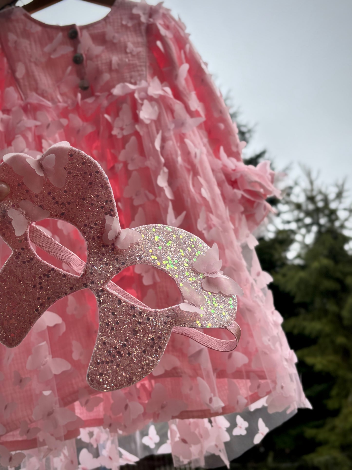 Tündérhercegnő pillangós maszkja