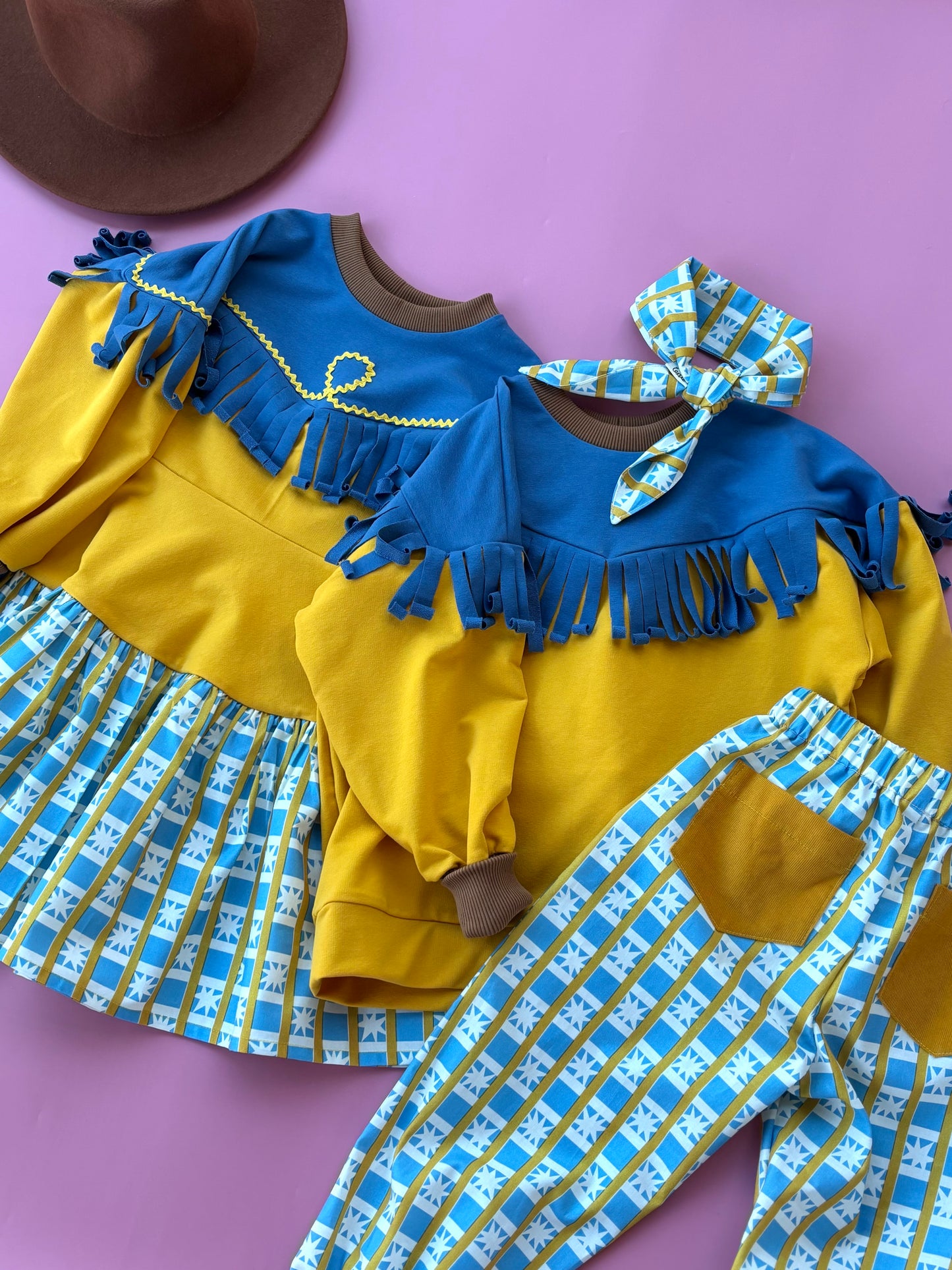 Kék csillagos nadrág