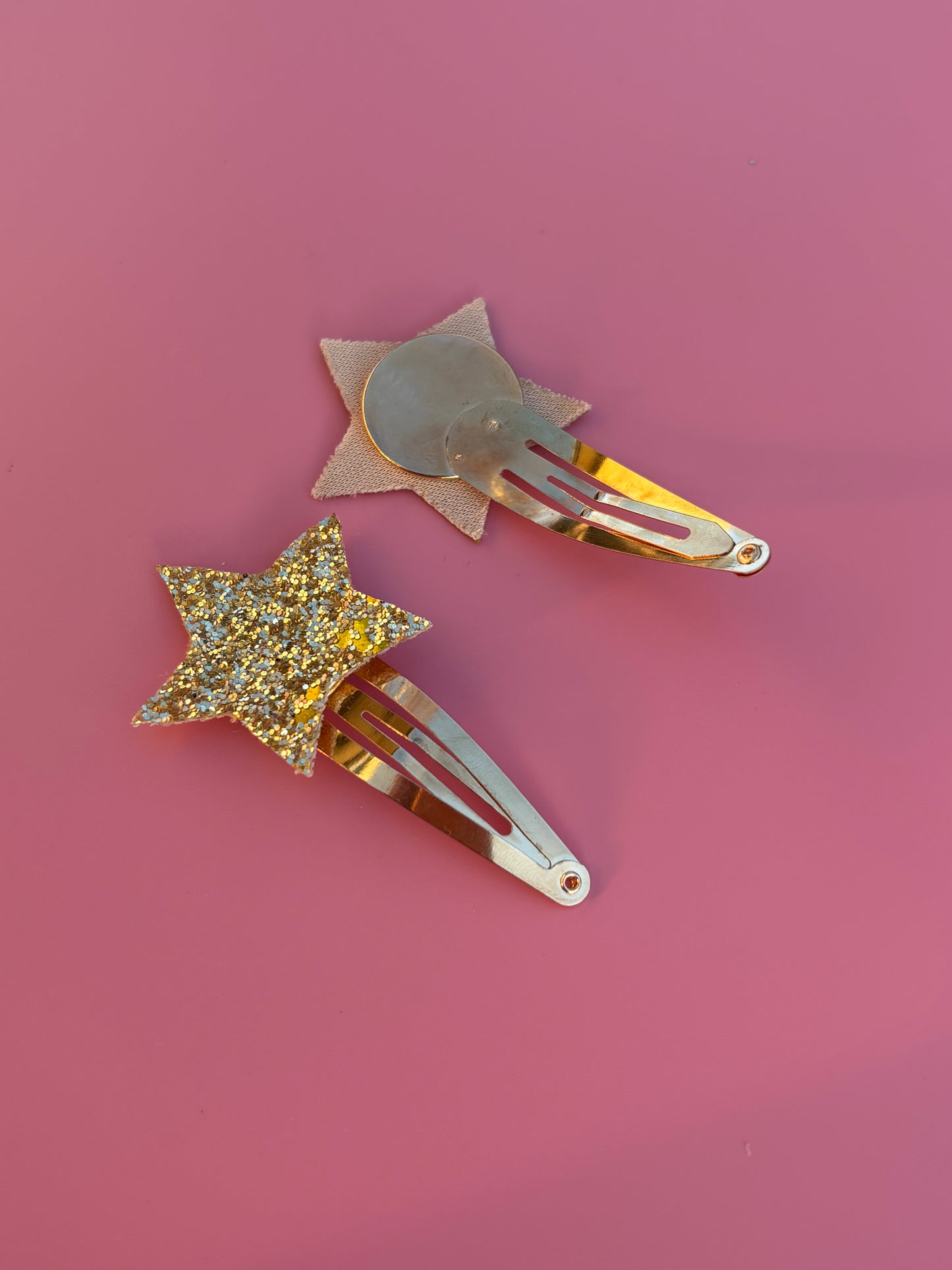 Star hair clip set