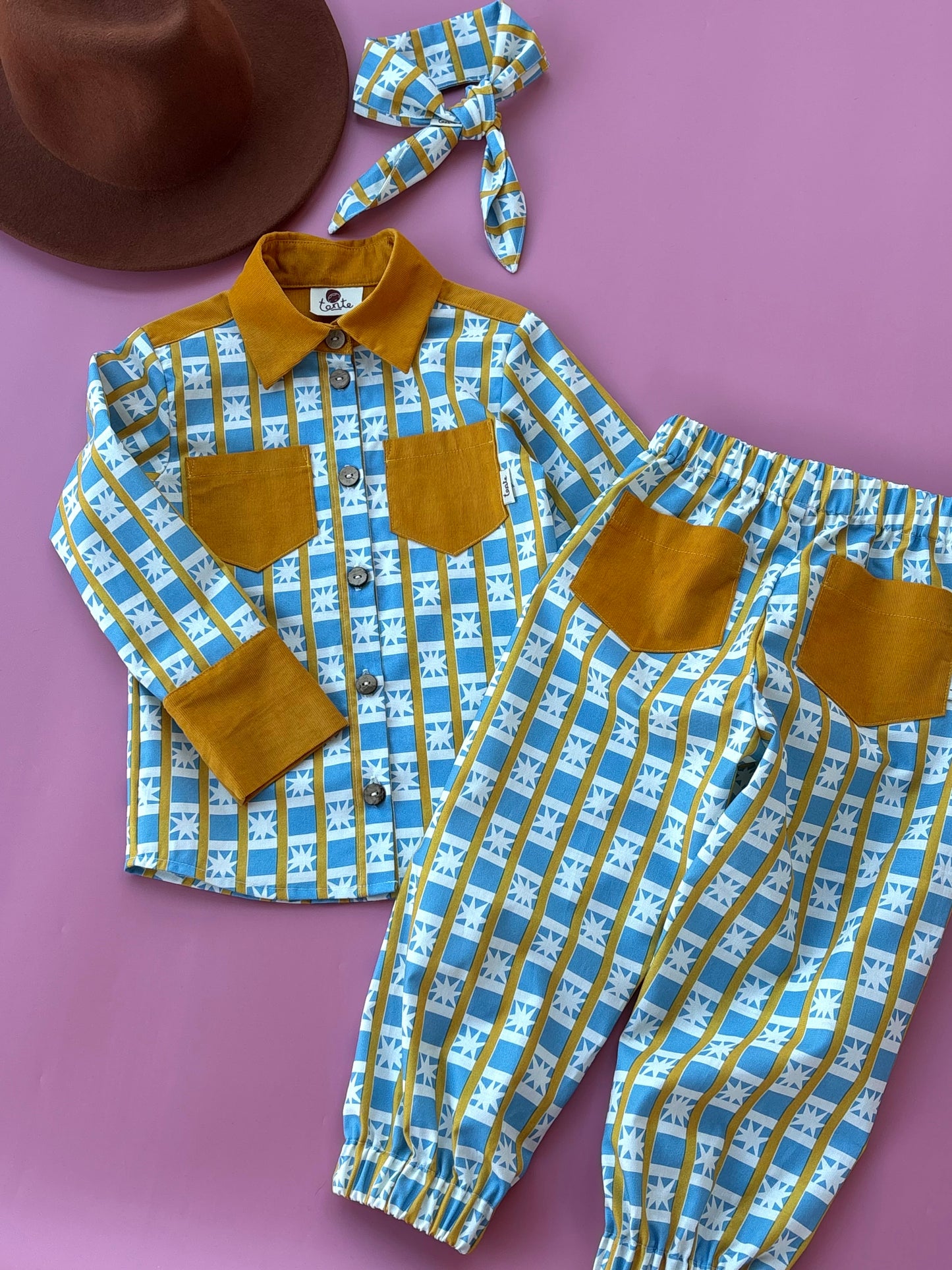 Kék csillagos nadrág