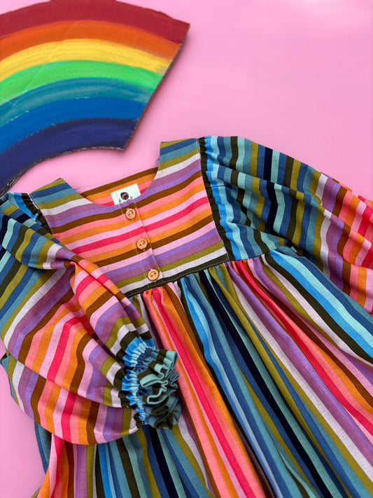 The rainbow dress