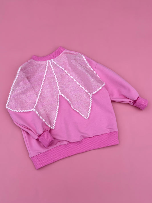 Glittery fairy wing sweater