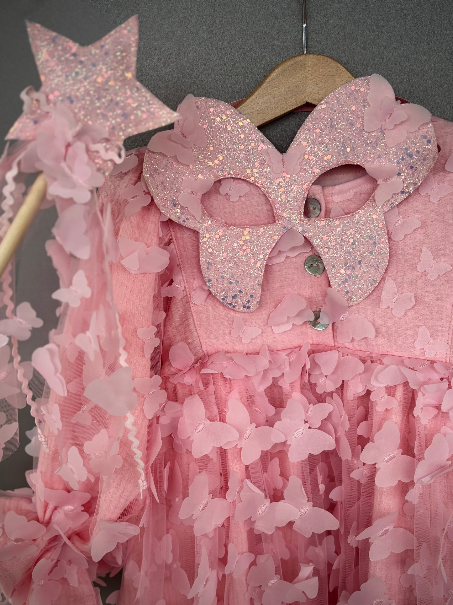 Tündérhercegnő pillangós maszkja