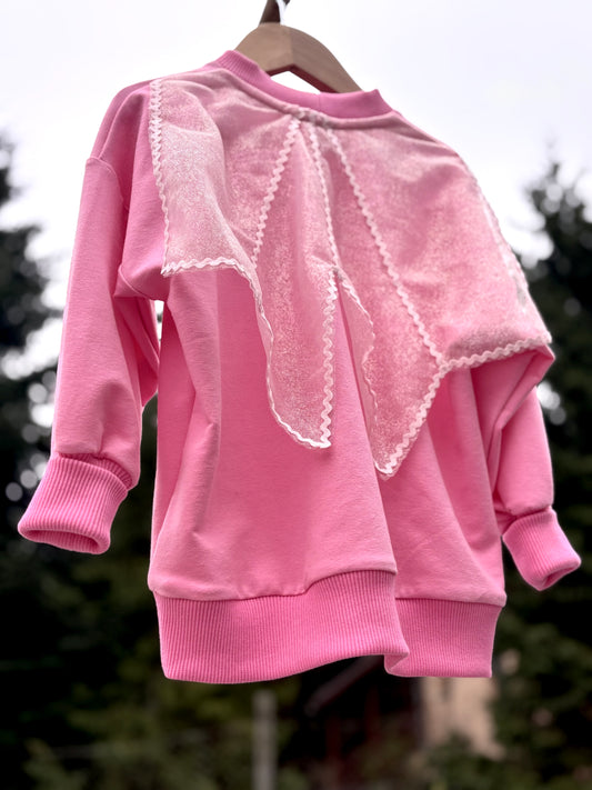 Glittery fairy wing sweater