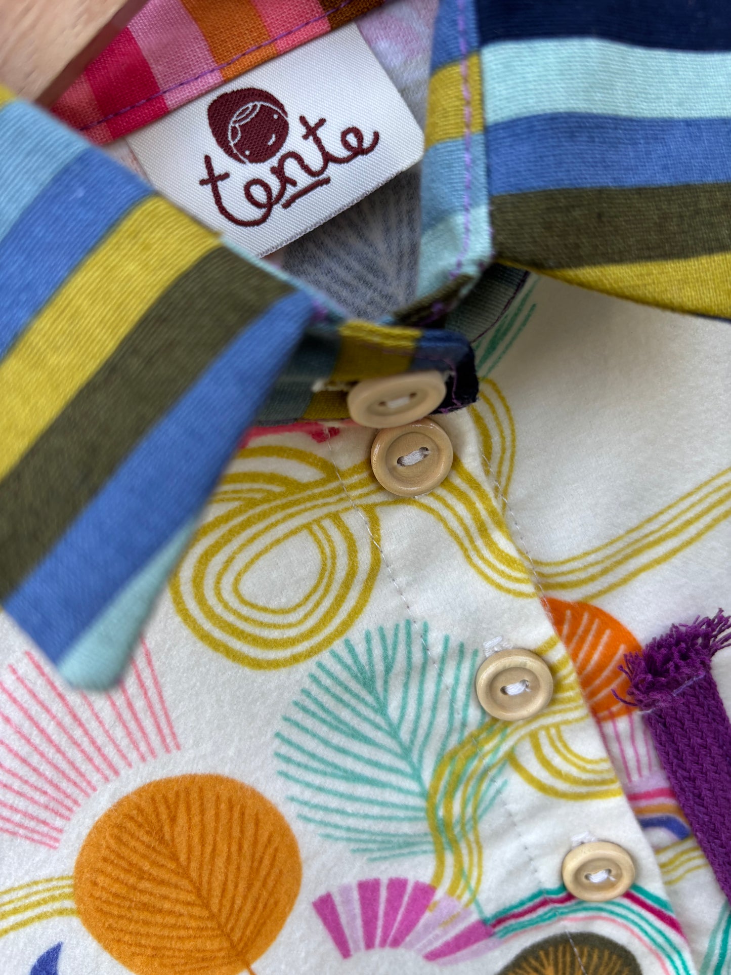Rainbow Meadow Shirt Dress