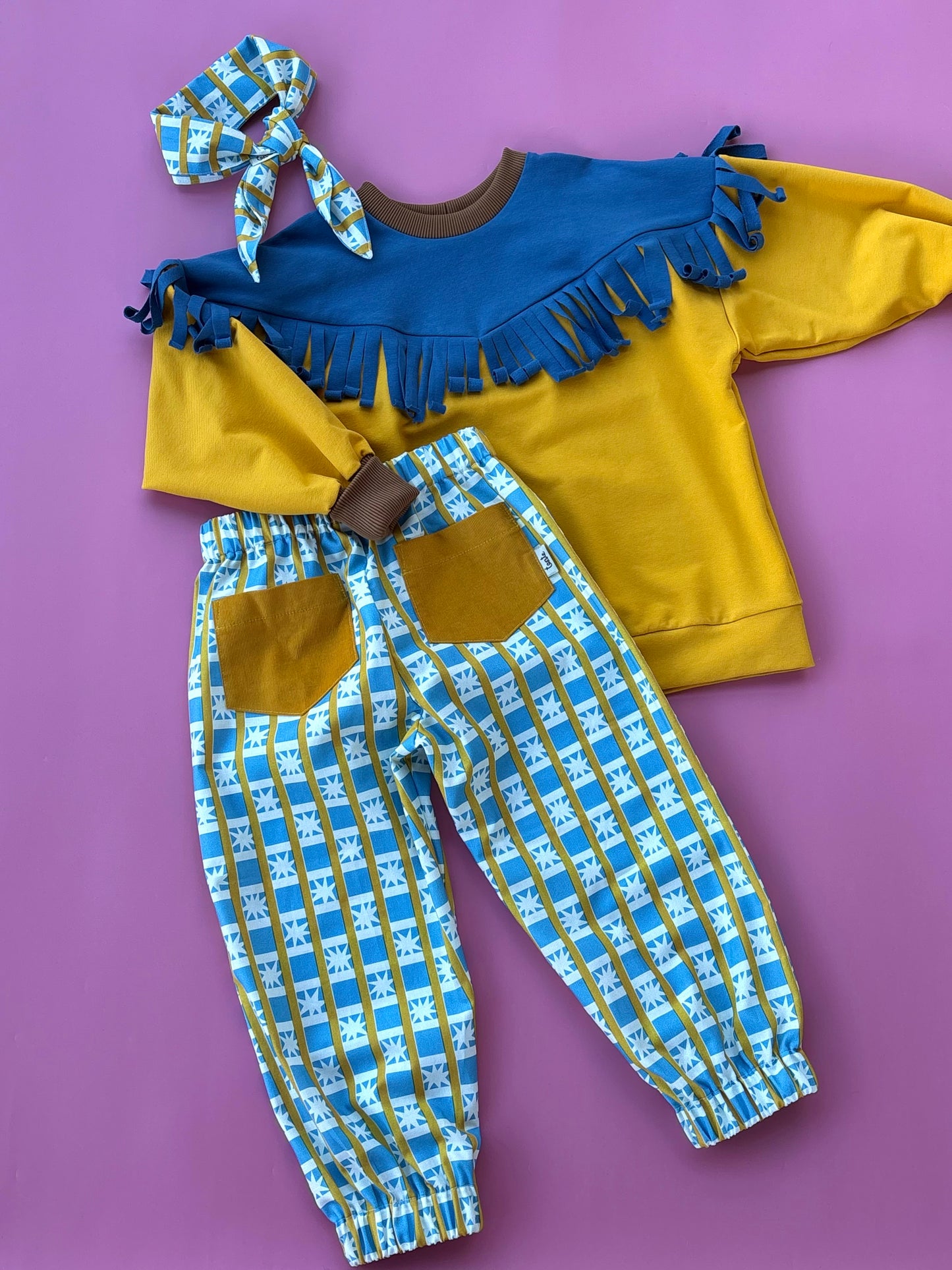 Kék csillagos nadrág