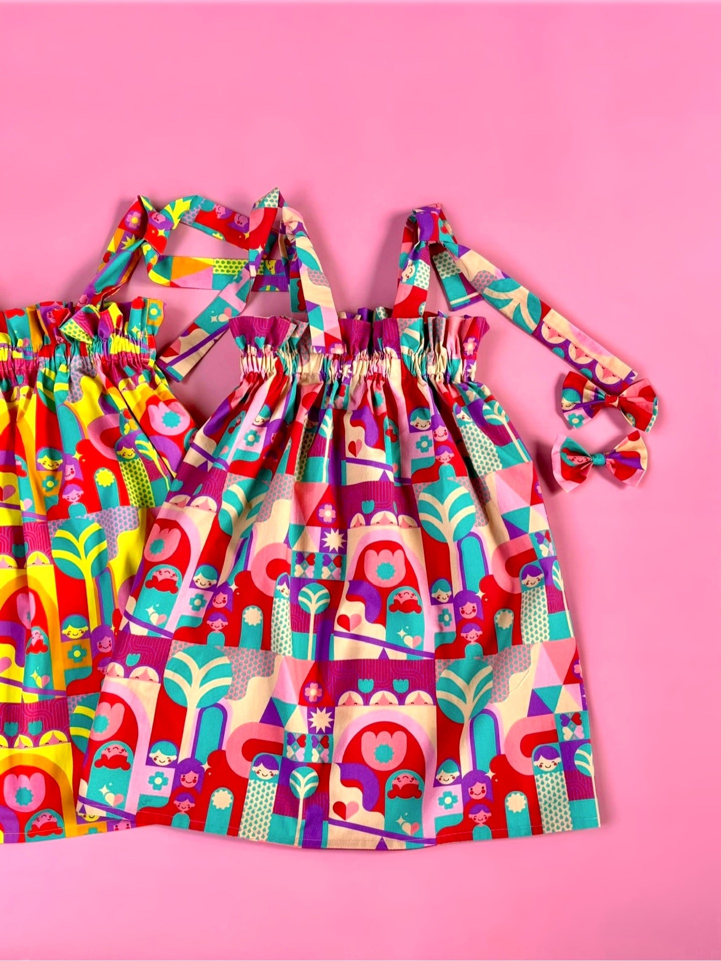 Playground girls' dress (purple)