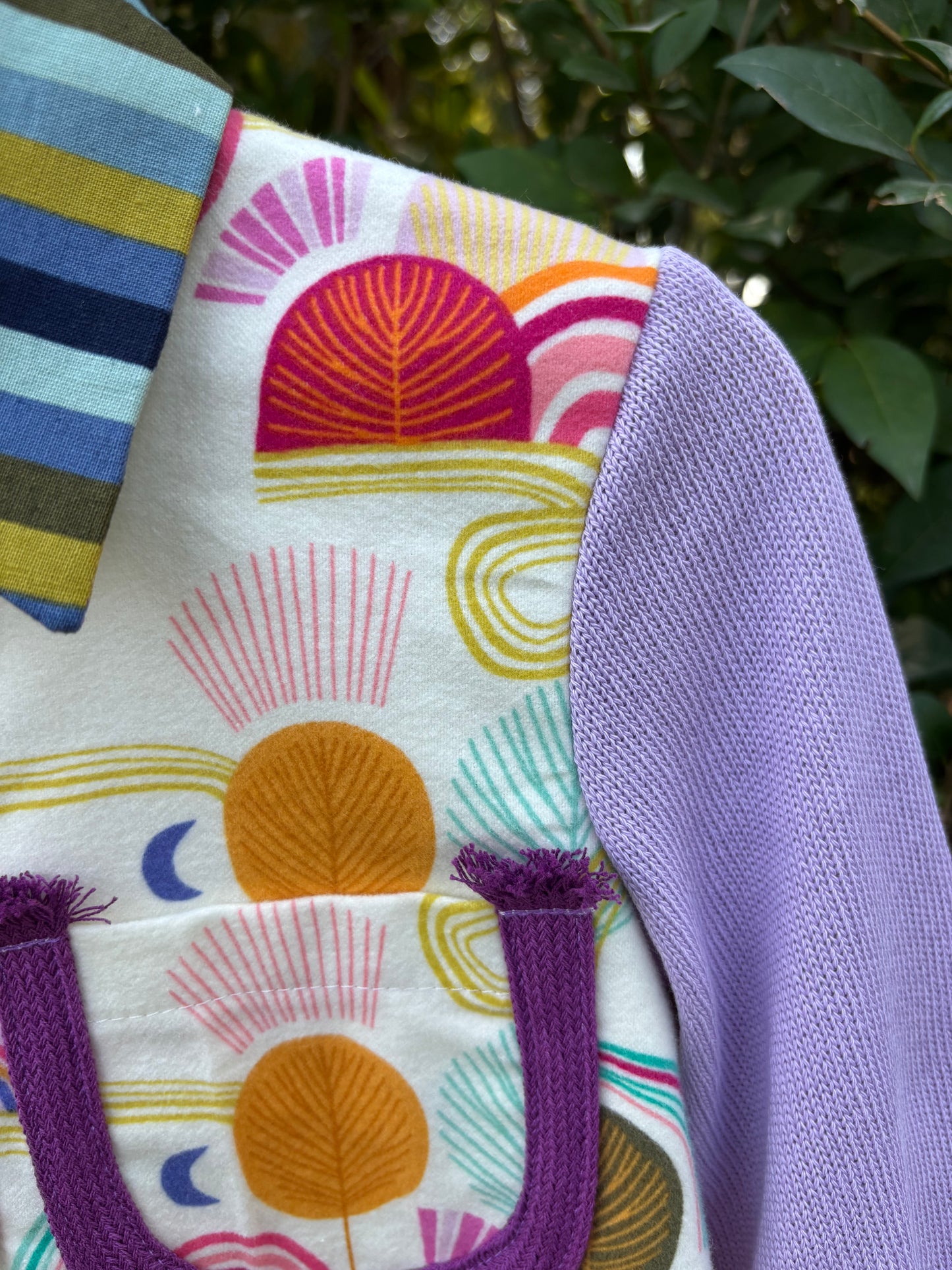 Rainbow Meadow Shirt Dress